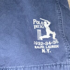 NWT VTG Polo Ralph Lauren Chino Shorts Metal Buttons‎ Ideal Zip Cricket Men's 42